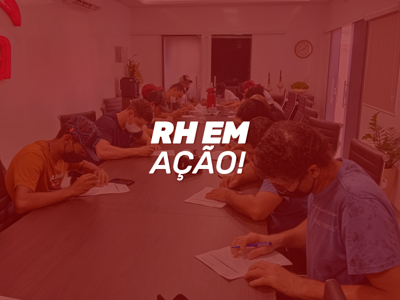  RH EM AÇÃO:  CONSTANTEMENTE PROMOVENDO O DESENVOLVIMENTO