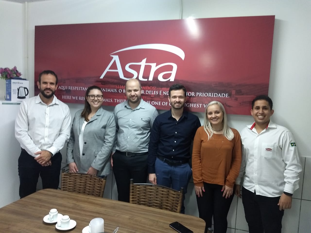 ASTRA RECEBE VISITA DE TRANSPORTADORA MARÍTIMA ALEMÃ